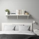 Настінна полиця IKEA BERGSHULT / SANDSHULT 120х30 см біла (393.260.26) - зображення 3