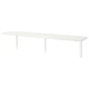 Настінна полиця IKEA BERGSHULT / TOMTHULT 120х20 см біла (994.183.15) - зображення 1