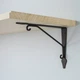 Настінна полиця IKEA TRANHULT / KROKSHULT 120х30 см осика (293.363.23) - зображення 4