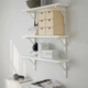 Набір настінних полиць IKEA TRANHULT / SANDSHULT 80х20 см біла морилка (093.363.38) - зображення 3