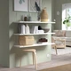 Набір настінних полиць IKEA BERGSHULT / PERSHULT 120х30 см білий (592.911.58) - зображення 3