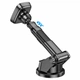 Тримач для мобільного HOCO CA116 Blue Shark center console magnetic car holder Black Metal Gray - изображение 5