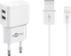 Ładowarka Goobay Apple Lightning Dual Charger Set 12 W (4040849449796) - obraz 1