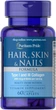 Витамины для волос кожи и ногтей Puritan's Pride Hair, Skin Nails 60 таб - изображение 1