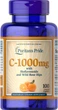 Вітамін С Puritan's Pride C-1000 mg with bioflavonoids and wild rose hips 100 таб - зображення 1