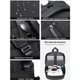 Городской рюкзак Bange BG-1921 Multi-function backpack USB порт ноутбук 15.6" Сумка для школы Черно/Синий - изображение 6