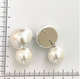 Большие серьги жемчужины белые бижутерия Fashion Jewelry (II) 32518 - изображение 6
