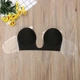 Невидимый бюстгальтер fly bra с вырезом женский А черный - изображение 2