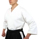 Одяг для Kendo, Iaido Aikido тренерувальний костюм Кендо, топи кендоги шани Хакама SP- (бавовна, PL, р-р 5 (185-190см), білий-чорний) (CO-8873_5_(зростання_185-190)) - изображение 4