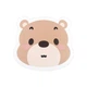 Игровая поверхность / коврик для компьютерной мыши Little Bear нескользящий для девочек, 26х21.8 см, коричневый (87056464) - изображение 5