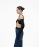 Сумка Marc Jacobs The Curve Leather Shoulder Bag коричневая - изображение 8