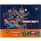 Планінг настільний Minecraft, 25х20 см, на гребені, 52 листи YES 252181 - зображення 2