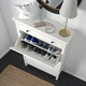 Тумба для взуття на 2 відділення IKEA HEMNES 89х30х127 см біла (201.695.59) - зображення 3