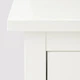 Тумба для взуття на 2 відділення IKEA HEMNES 89х30х127 см біла (201.695.59) - зображення 7