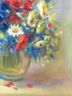 Картина маслом 50х70см Полевая мелодия цветы в вазе на холсте мастихин ручная работа художника Alleya-kartin - изображение 9
