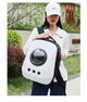 Рюкзак-переноска для кошек и собак 49x31x35 CosmoPet CP-62 White - изображение 3