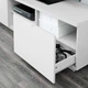 Тумба під телевізор IKEA BYAS 160x42x45 см білий глянець (802.277.97) - изображение 2