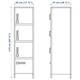 Висока шафа з ящиком і дверцятами 45х172 см IKEA IDASEN темно-зелена (104.964.01) - изображение 5