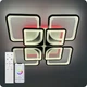 Люстра світлодіодна 517 Light 3color з пультом 240Вт Чорний (01758) - зображення 5
