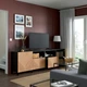 Тумба під телевізор з дверцятами та ящиками IKEA BESTA 240x42x74 см (394.359.35) - зображення 2