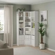 Кутова книжкова шафа IKEA BILLY 95 / 95x28x202 см біла (993.959.36) - зображення 2