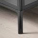 Скляна шафа / вітрина IKEA MILSBO 73х175 см антрацит (303.964.48) - изображение 4