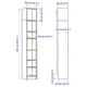 Книжкова шафа IKEA BILLY 40х28х237 см біла (492.177.34) - зображення 3