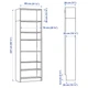 Книжкова шафа IKEA BILLY 80х28х237 см біла (591.822.01) - зображення 4