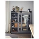 Сервант IKEA HAUGA 105х116 см сірий (804.150.48) - изображение 5