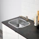 Кухня IKEA KNOXHULT 220х61х220 см глянцева біла (691.804.71) - зображення 9