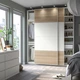 Шафа IKEA PAX/MEHAMN 200x44x236 см (694.346.99) - зображення 4