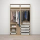 Шафа IKEA PAX/BERGSBO 150x66x236 см (295.033.07) - зображення 3