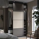 Шафа IKEA PAX/MEHAMN 150x66x236 см (094.331.98) - зображення 3