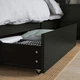 Ліжко з 2 ящиками IKEA MALM 90х200 см чорно-коричневе (190.129.89) - изображение 5