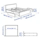 Ліжко з 4 ящиками IKEA MALM 160х200 см біле (999.316.11) - изображение 9