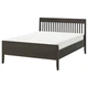 Ліжко IKEA IDANAS 140x200 см Leirsund темно-коричнева морилка (993.892.09) - изображение 1