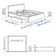 Ліжко з 2 ящиками IKEA MALM 160х200 см біле (390.479.21) - изображение 9