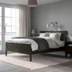 Ліжко IKEA IDANAS 140x200 см Leirsund темно-коричнева морилка (993.892.09) - изображение 10