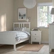 Ліжко IKEA HEMNES 90х200 см біла морилка (302.495.46) - зображення 4