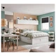 Ліжко з ящиками IKEA BRIMNES 160x200 см Luroy біле (099.029.34) - изображение 4