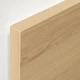 Ліжко з місцем для зберігання IKEA MALM 140х200 см шпон біленого дуба (004.126.85) - зображення 6