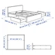 Ліжко з 4 ящиками IKEA MALM 180x200 см Leirsund біле (990.199.20) - изображение 10