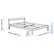 Ліжко IKEA NEIDEN 140х200 см сосна (703.952.39) - зображення 5