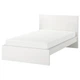 Ліжко IKEA MALM 120х200 см біле (402.494.85) - изображение 1