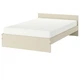Ліжко IKEA GURSKEN 140x200 см Luroy світло-бежеве (194.086.69) - зображення 1