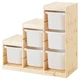 Стелаж для зберігання з контейнерами IKEA TROFAST 94x44x91 см (891.020.95) - изображение 1
