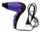 Дорожный фен для сушки волос Grunhelm GHD-519 1200Вт Сиреневый с черным - изображение 2