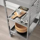 Кухонний стіл-візок IKEA KUNGSFORS 60x40 см нержавійка (803.349.24) - зображення 5