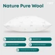 Подушка ПРИРОДА "MEMBRANA PRINT" PURE WOOL 50*70 см - зображення 4