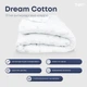 Ковдра "DREAM COLLECTION" COTTON 200*210 см 150г/м2 microfiber - зображення 2